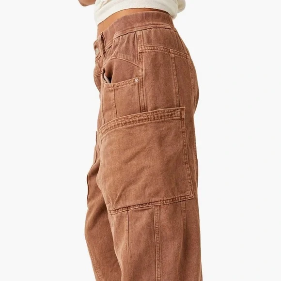 Free People We the Free “new school” relaxed baggy jeans - Picture 2 of 10